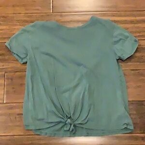 Zella Teal Knot Girl t-shirt